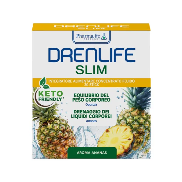 Дієтична добавка для схуднення Drenlife Slim, 30 стіків по 10 мл