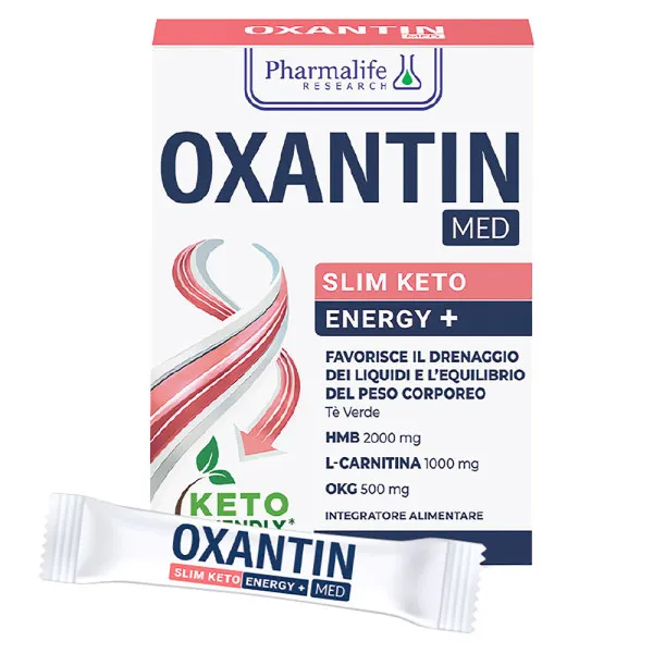 Дієтична добавка Oxantin Slim Keto "Енергія", 15 стіків по 4,5 г