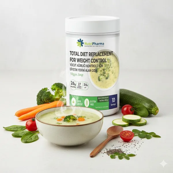 Дієтична добавка Поживний суп "Овочевий"  Nutripharma, 600 г