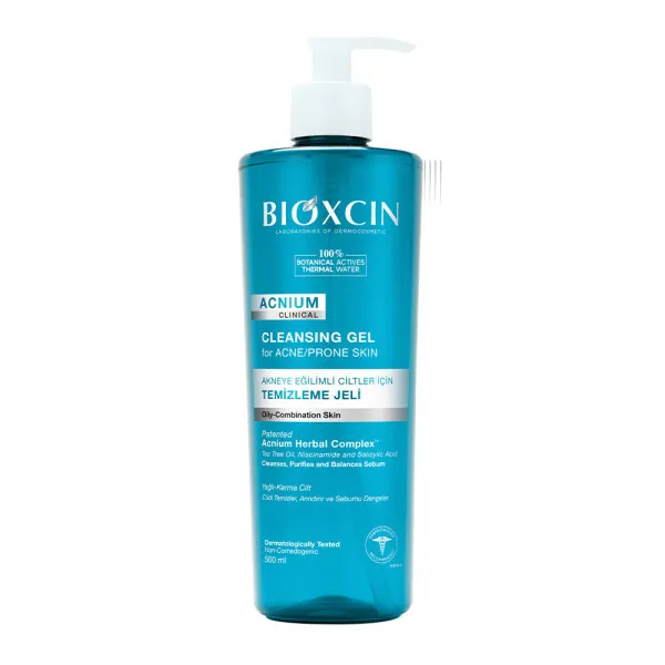 Очищувальний гель для вмивання проти акне BIOXCIN, 500 мл
