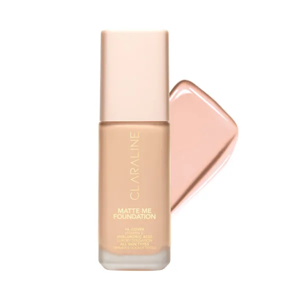Матувальна тональна основа Claraline M10 LIGHT PINK, 44 мл