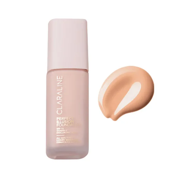 Сяюча тональна основа з SPF 15 Claraline P130 DESERT LIGHT, 44 мл