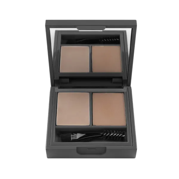 Палетка для макіяжу брів ALIX AVIEN 702 BROWN, 2х1,5 г